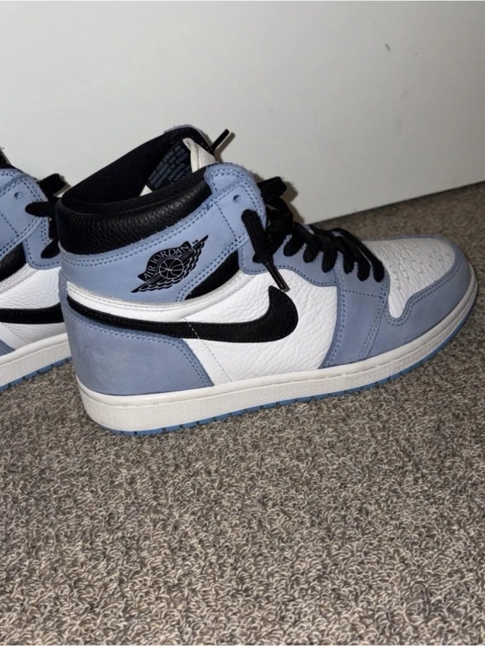 Air jordan 1 high university blue retro worn once 8 men’s and all stars in tact